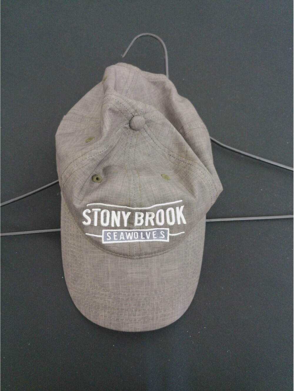 Legacy Stony Brook Seawolves Mens Hat Gray Relaxed Fit Adjustable Cap NCAA OS
